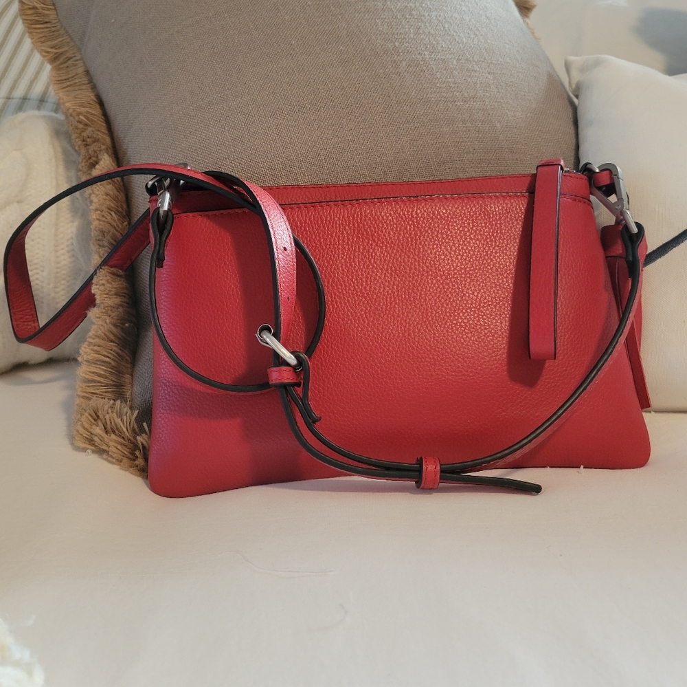 J Jill Pebbled Leather Handbag
